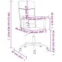 Hellgrauer Bürostuhl aus Stoff von , Bürostühle - Ref: Foro24-353017, Preis: 77,54 €, Rabatt: %