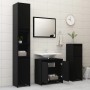 Juego de muebles de baño 3 pzas madera de ingeniería negro de , Muebles de baño - Ref: Foro24-3056926, Precio: 117,53 €, Desc...