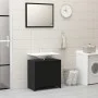 3-teiliges Badmöbelset aus schwarzem Holzwerkstoff von , Badezimmermöbel - Ref: Foro24-3056926, Preis: 114,88 €, Rabatt: %