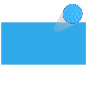 Cubierta para piscina rectangular 549x274 cm PE azul