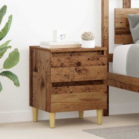 Mueble de cama con cajón Madera Vieja 40 x 35 x 50 cm