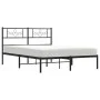 Bettgestell mit schwarzem Metallkopfteil 140x200 cm von , Betten und Lattenroste - Ref: Foro24-355268, Preis: 100,44 €, Rabat...