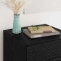 Vitrina Roble Negro 34,5 x 34 x 90 cm Madera contrachapada
