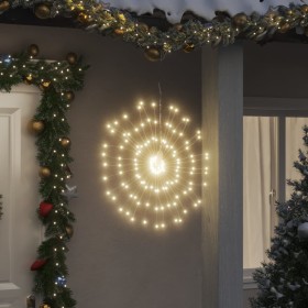 Star Christmas lights 8 pcs 140 LED warm white 17 cm by , Christmas lights - Ref: Foro24-3190511, Price: 64,30 €, Discount: %