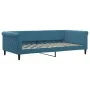Sofá cama nido terciopelo azul 100x200 cm de , Camas y somieres - Ref: Foro24-3197777, Precio: 259,71 €, Descuento: %