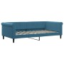 Sofá cama nido terciopelo azul 100x200 cm de , Camas y somieres - Ref: Foro24-3197777, Precio: 269,49 €, Descuento: %
