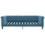 Sofá cama nido terciopelo azul 100x200 cm de , Camas y somieres - Ref: Foro24-3197777, Precio: 259,71 €, Descuento: %