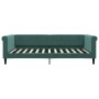 Ausziehbares Schlafsofa aus dunkelgrünem Samt, 100 x 200 cm von , Betten und Lattenroste - Ref: Foro24-3197780, Preis: 260,30...