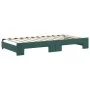 Sofá cama nido terciopelo verde oscuro 100x200 cm de , Camas y somieres - Ref: Foro24-3197780, Precio: 260,78 €, Descuento: %