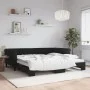 Ausziehbares Schlafsofa aus schwarzem Samt, 100 x 200 cm von , Betten und Lattenroste - Ref: Foro24-3197782, Preis: 271,87 €,...