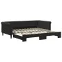 Ausziehbares Schlafsofa aus schwarzem Samt, 100 x 200 cm von , Betten und Lattenroste - Ref: Foro24-3197782, Preis: 271,87 €,...