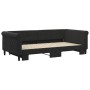 Sofá cama nido terciopelo negro 100x200 cm de , Camas y somieres - Ref: Foro24-3197782, Precio: 292,70 €, Descuento: %