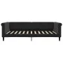 Black velvet trundle sofa bed 100x200 cm by , Beds and slatted bases - Ref: Foro24-3197782, Price: 276,64 €, Discount: %