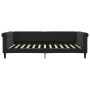 Sofá cama nido terciopelo negro 100x200 cm de , Camas y somieres - Ref: Foro24-3197782, Precio: 292,70 €, Descuento: %