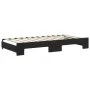 Ausziehbares Schlafsofa aus schwarzem Samt, 100 x 200 cm von , Betten und Lattenroste - Ref: Foro24-3197782, Preis: 271,87 €,...