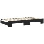Sofá cama nido terciopelo negro 100x200 cm de , Camas y somieres - Ref: Foro24-3197782, Precio: 292,70 €, Descuento: %