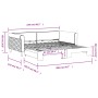 Sofá cama nido terciopelo negro 100x200 cm de , Camas y somieres - Ref: Foro24-3197782, Precio: 292,70 €, Descuento: %