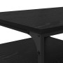 Mesa de Café Roble Negro 90 x 49 x 40 cm Madera contrachapada