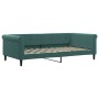 Ausziehbares Schlafsofa mit dunkelgrüner Samtmatratze 100x200 cm von , Betten und Lattenroste - Ref: Foro24-3197804, Preis: 4...