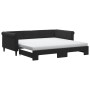 Ausziehbares Schlafsofa mit schwarzer Samtmatratze 100x200 cm von , Betten und Lattenroste - Ref: Foro24-3197806, Preis: 472,...