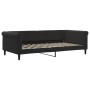 Ausziehbares Schlafsofa mit schwarzer Samtmatratze 100x200 cm von , Betten und Lattenroste - Ref: Foro24-3197806, Preis: 472,...