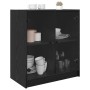Armario auxiliar Roble Negro 68 x 37 x 75,5 cm