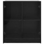 Armario auxiliar Roble Negro 68 x 37 x 75,5 cm