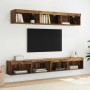 Mueble de TV Montado en la Pared Madera Vieja 100 x 30 x 30 cm