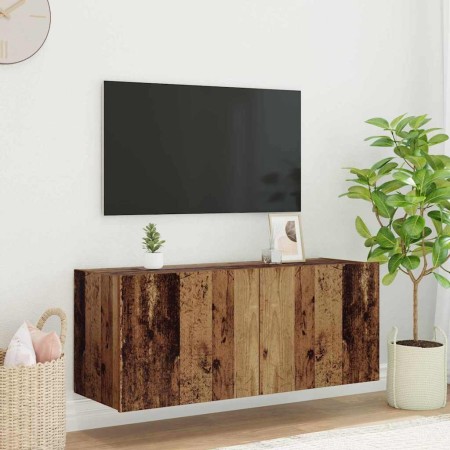 Mueble de TV Montado en la Pared Madera Vieja 100 x 35 x 41 cm
