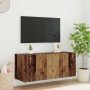 Mueble de TV Montado en la Pared Madera Vieja 100 x 35 x 41 cm