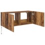 Mueble de TV Montado en la Pared Madera Vieja 100 x 35 x 41 cm