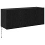 Mueble de TV Montado en la Pared Roble Negro 100 x 35 x 41 cm
