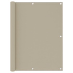 Toldo para balcón tela oxford beige 120x600 cm de , Sombrillas - Ref: Foro24-134947, Precio: 31,96 €, Descuento: %