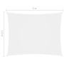 Rechteckige Segelmarkise aus weißem Oxford-Stoff 3,5 x 5 m von , Sonnenschirme - Ref: Foro24-135270, Preis: 46,80 €, Rabatt: %