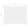 Rectangular sail awning Oxford cloth white 3.5x5 m by , Umbrellas - Ref: Foro24-135270, Price: 50,66 €, Discount: %