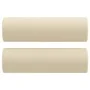 Sofa set with cushions 3 pieces cream fabric by , Sofas - Ref: Foro24-3201332, Price: 533,32 €, Discount: %