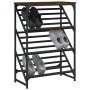 Oak brown engineered wood shoe rack furniture 60x30x85 cm by , Shoe racks and shoe organizers - Ref: Foro24-833427, Price: 43...