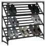 Sonoma gray engineered wood shoe rack cabinet 90x30x85 cm by , Shoe racks and shoe organizers - Ref: Foro24-833431, Price: 59...
