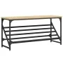 Sonoma oak engineered wood shoe rack cabinet 90x30x45 cm by , Shoe racks and shoe organizers - Ref: Foro24-833419, Price: 40,...