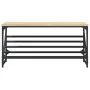 Sonoma oak engineered wood shoe rack cabinet 90x30x45 cm by , Shoe racks and shoe organizers - Ref: Foro24-833419, Price: 40,...