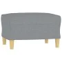 Sofa set with cushions 3 pieces light gray fabric by , Sofas - Ref: Foro24-3201282, Price: 422,08 €, Discount: %