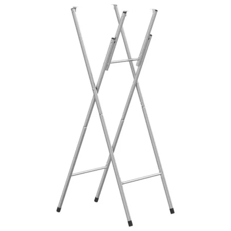 Klappbare Tischbeine aus verzinktem Stahl, silberfarben, 45 x 53 x 108 cm von , Tischbeine - Ref: Foro24-288464, Preis: 38,89...