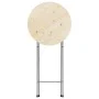 Klappbare Tischbeine aus verzinktem Stahl, silberfarben, 45 x 53 x 108 cm von , Tischbeine - Ref: Foro24-288464, Preis: 38,89...