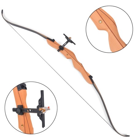 Recurvebogen für Erwachsene, 68 Zoll, 30 Pfund von vidaXL, Compoundbögen - Ref: Foro24-90849, Preis: 127,15 €, Rabatt: %