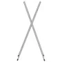 Folding table legs galvanized steel silver 45x53x108 cm by , Table legs - Ref: Foro24-288464, Price: 42,83 €, Discount: %