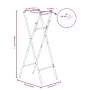 Klappbare Tischbeine aus verzinktem Stahl, silberfarben, 45 x 53 x 108 cm von , Tischbeine - Ref: Foro24-288464, Preis: 38,89...