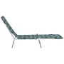 Folding loungers 2 units steel and leaf print fabric by , Loungers - Ref: Foro24-310346, Price: 93,94 €, Discount: %