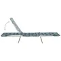 Folding loungers 2 units steel and leaf print fabric by , Loungers - Ref: Foro24-310346, Price: 93,94 €, Discount: %