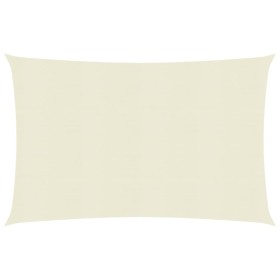 Toldo de vela crema HDPE 160 g/m² 4x5 m de , Sombrillas - Ref: Foro24-311188, Precio: 48,27 €, Descuento: %
