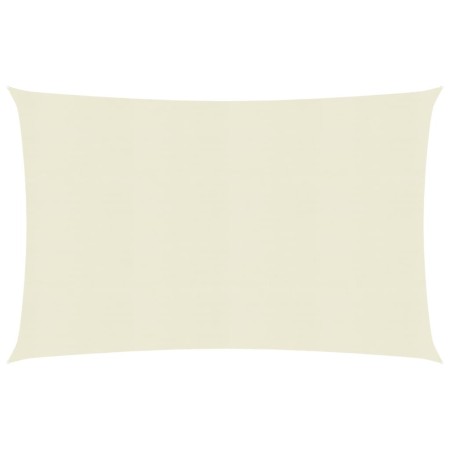 Cream HDPE sail awning 160 g/m² 4x5 m by , Umbrellas - Ref: Foro24-311188, Price: 48,27 €, Discount: %